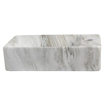 Felix 15 in. W x 8 in. D Modern Wall Mounted Rectangular Ceramic Mini Sink